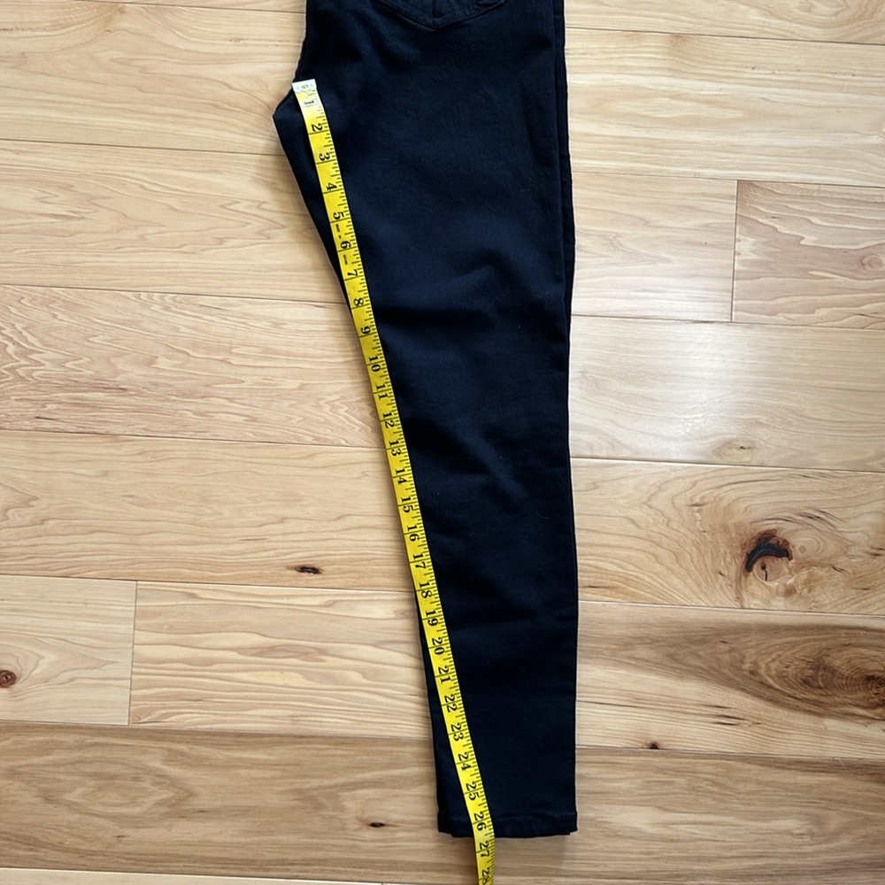 TOPSHOP Jamie Black High Waist Stretch Ripped Skinny Jeans | Size 30 - Picture 5 of 8